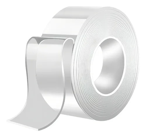 Nano Tape Trasnparente, Doble cara 2mmX30mmX3m