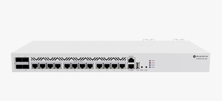 Mikrotik CCR2116-12G-4S+ enrutador de núcleo en la nube 16GB 13xGb 4xSFP+/SFP 10G -20K + Patch cord Lc-Lc Upc