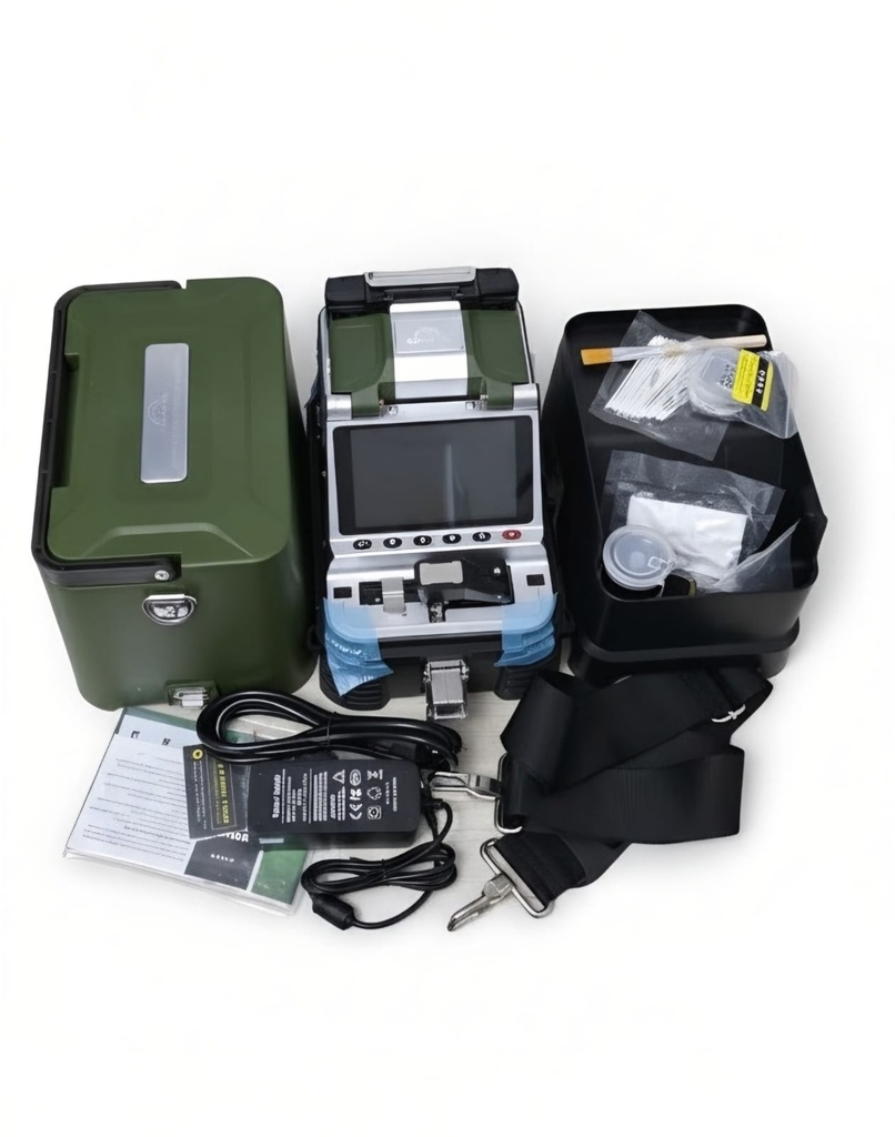 Fusionadora Signal Fire AI-30, cortadora incorporada + Kit de herramientas + VFL + MPO de 6 motores