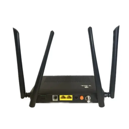 Onu V-sol Dual B 2.4/5 2Ge+1p+Catv+Wifi5 Ac G/Epon 4Antenas Negra