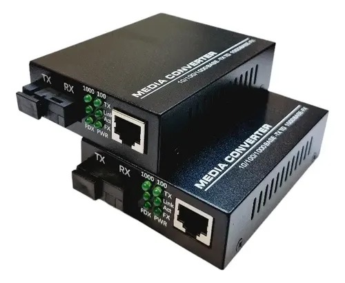 Chasis con Par-Media converter + Sfp de 1.25g -Lc 20Km