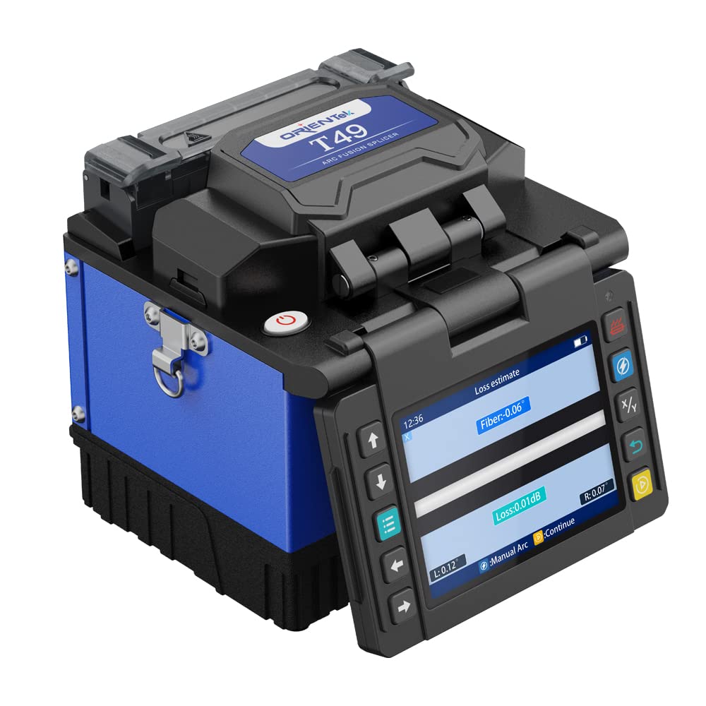 Fusionadora Orientek T-49 Cortadora, Peladora+Peladora Ftth, Kit de limpieza, Accesorios