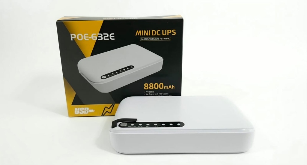 Mini ups dc multifuncional 8000mAh 