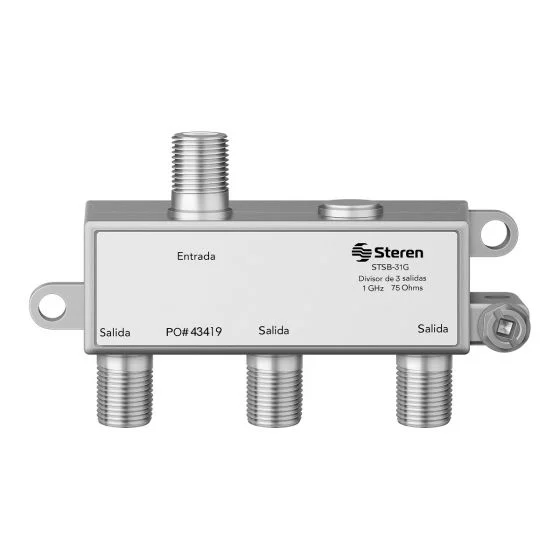 Divisor direccional de línea dura de 1 GHz de 3 vías