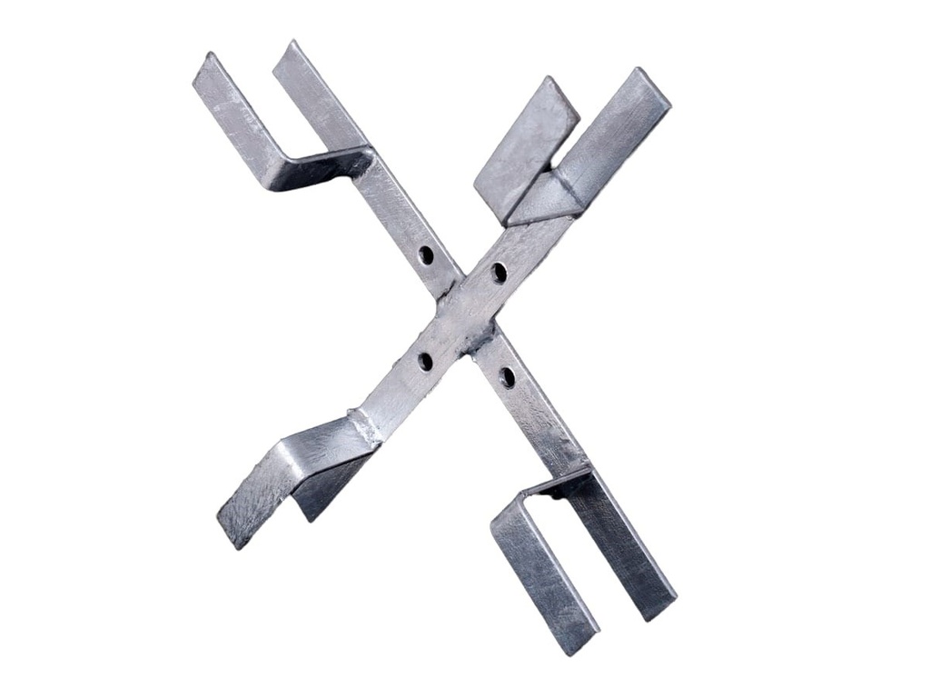 [Cruc 40x40] Cruceta de planina A36x1/8x2 de 40x40 galvanizado en CX-Inmersion cru40x40