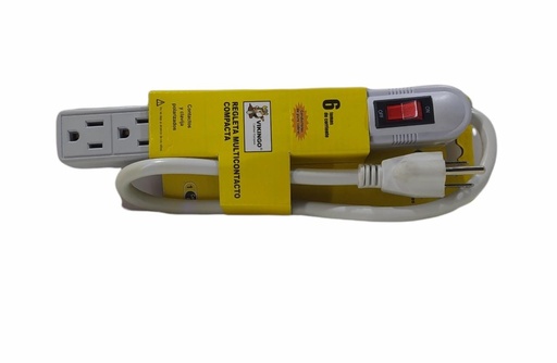 [REGLETA VKG] Regleta multicontacto Vikingo Multicontacto 6 Tomas