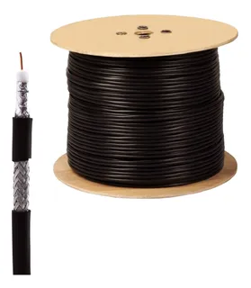 [RG6-90%1 SM] Cable coaxial Rg-6 Trishield al 90% sin mensajero