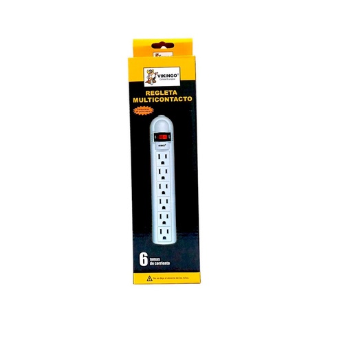[REGLETA/ 120V-8 TOMAS] Regleta de 8 tomas 16A