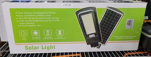 [L-SOL/90W] Lampara solar / Exterior de 90W con sensor y control