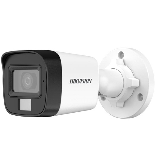 [DS-2CE16D0T-LPFS] Camara bala Hikvision color/rvu hibrida 1080p Ir-Exir lente 2.8 Ir-Exir Ip67 con A/V 