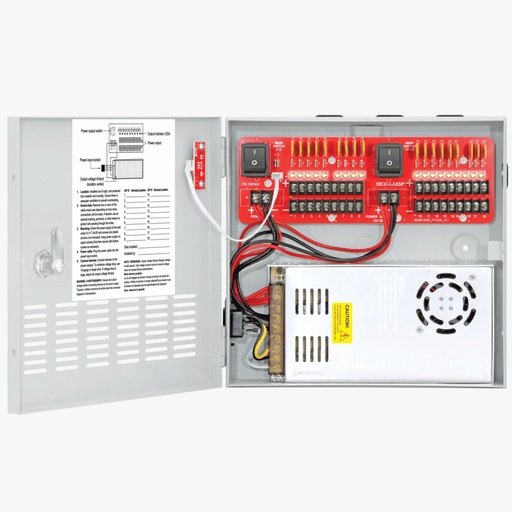 [PC-U1830-PULQ] Fuente de poder Cctv 18ch Output 30amp