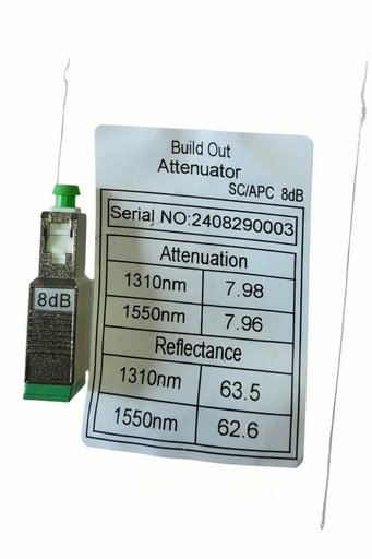 [SC-APC 8] Atenuador Optico Sc-Apc de 8db