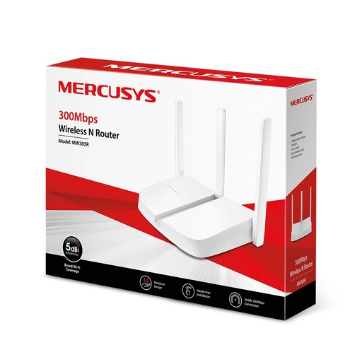 [Mw302r] Router Mercusys 300Mbps multimodo