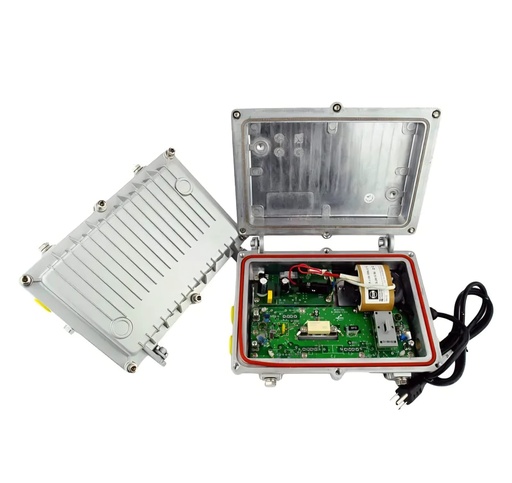 [Intel-Gg/GA2-R] Amplificador 110v 860Mhz de 2 salidas tipo motorola / Adaptable con retorno