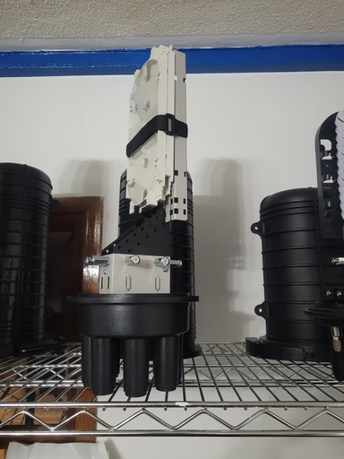 [Sell-C+48Hb 1733] Mufa/Sello Optico tipo botella de 48 hilos con valvula 7/5 Entradas/Salidas