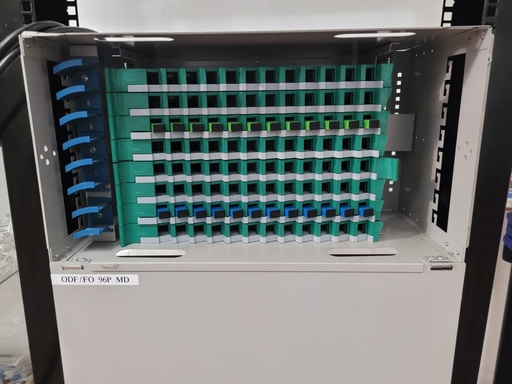 [ODF/FO 96P MD] Odf/ organizador de fibra optica 96 hilos para rack modular